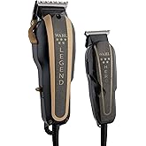 Wahl Professional 5 Star Barber Combo,Corded Legend Clipper &amp; Hero Trimmer | V9000 Clipper Motor &amp; Rotary T-Blade Trimmer for Fading, Blending &amp; Detailing, 8 Clipper &amp; 3 Trimmer Guides, Model 8180