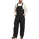 Carhartt Men's Yukon Arctic Quilt Lined Zip to Waist Biberalls,Black,34 x 36