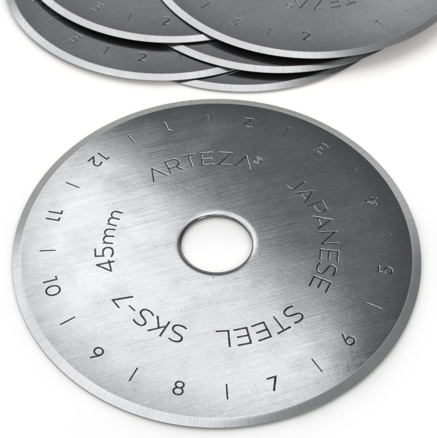 ARTEZA 45mm Quilting Rotary Cutter Replacement Blades (SKS-7, Pack of 6) - Image 4