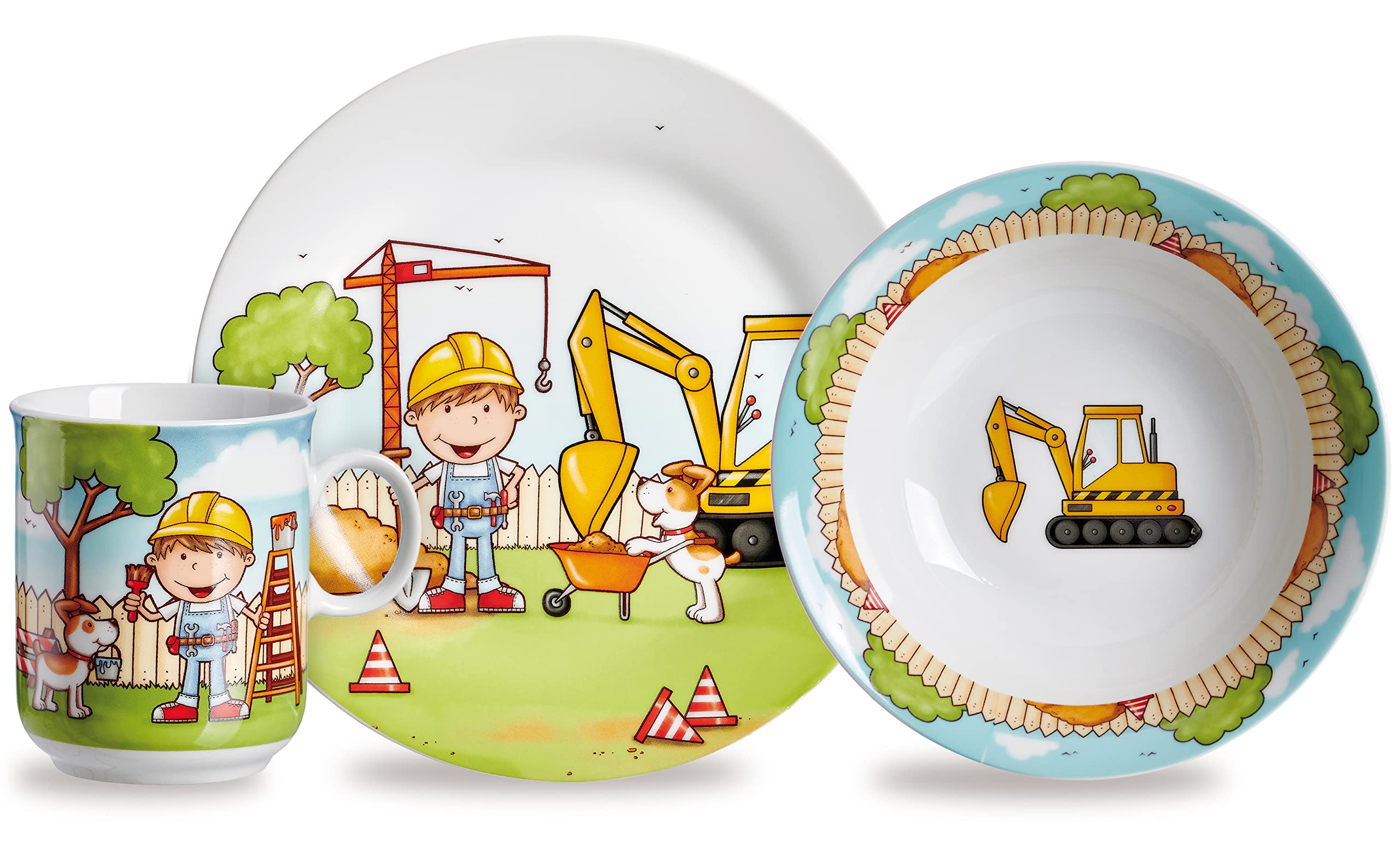 Ritzenhoff & Breker FLIRT BY R & B SET DE VAISSELLE CONSTRUCTEURS, 3 PIÄCES, Colourful, 27 x 27 x 15 cm