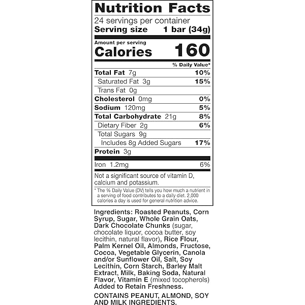 NATURE VALLEY SWEET AND SALTY NUT GRANOLA BARS, DARK CHOCOLATE PEANUT ALMOND, 24 BARS, 28.8 OZ