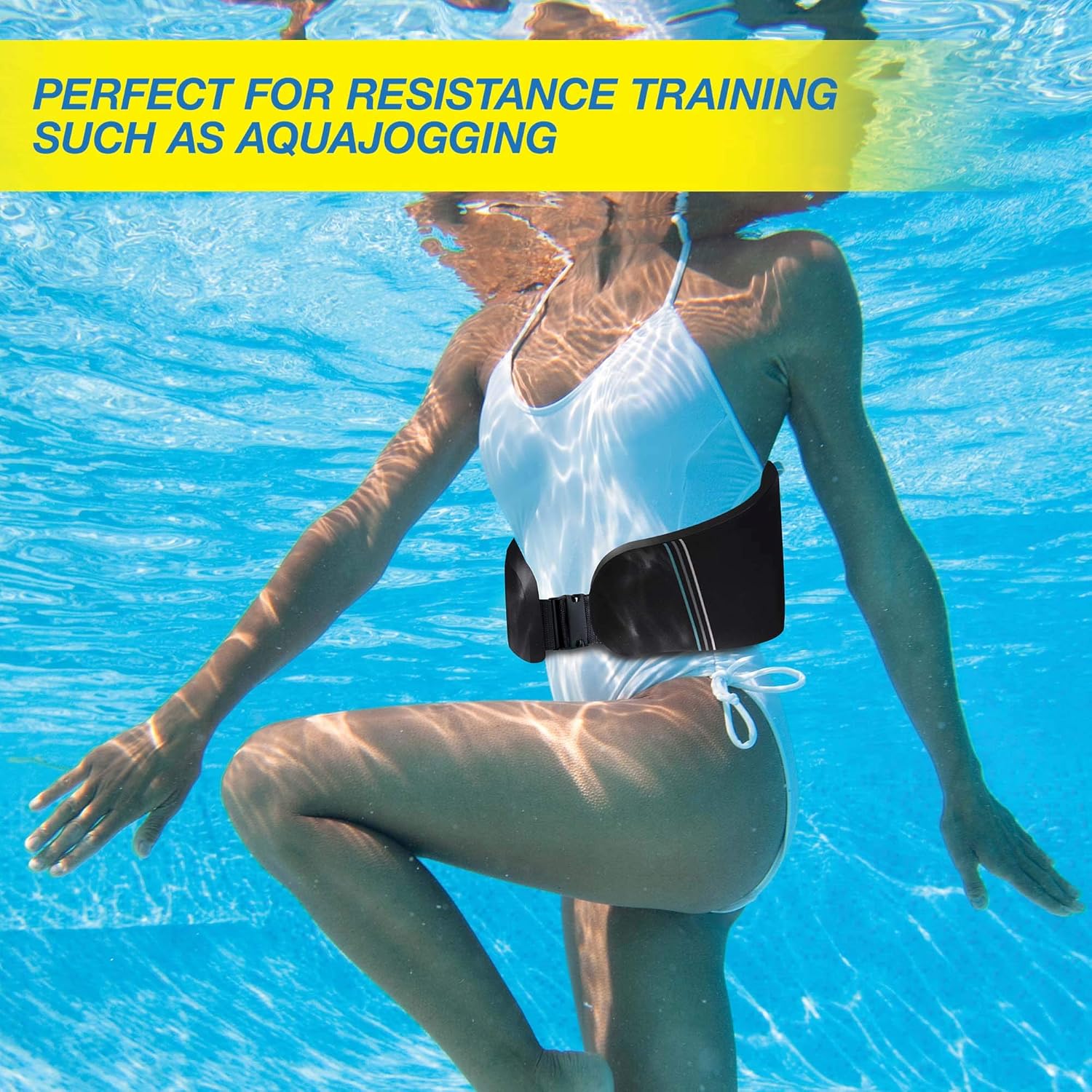 Sunlite Sports High-Density EVA-Foam Swim Belt, Floatation Belt for Aquatic Exercise, Low-Impact Workout, Swim Training Aid for Beginners (Aqua Fitness Extra Comfort Belt) : Sports & Outdoors