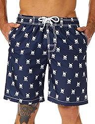 KAILUA SURF Mens Swim Trunks Long, Quick Dry Mens