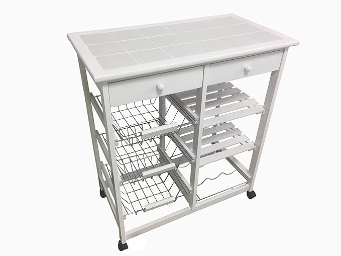 Mueble Gestion Verdulero Cocina Bahia 3 (Blanco) Amazon.es Hogar