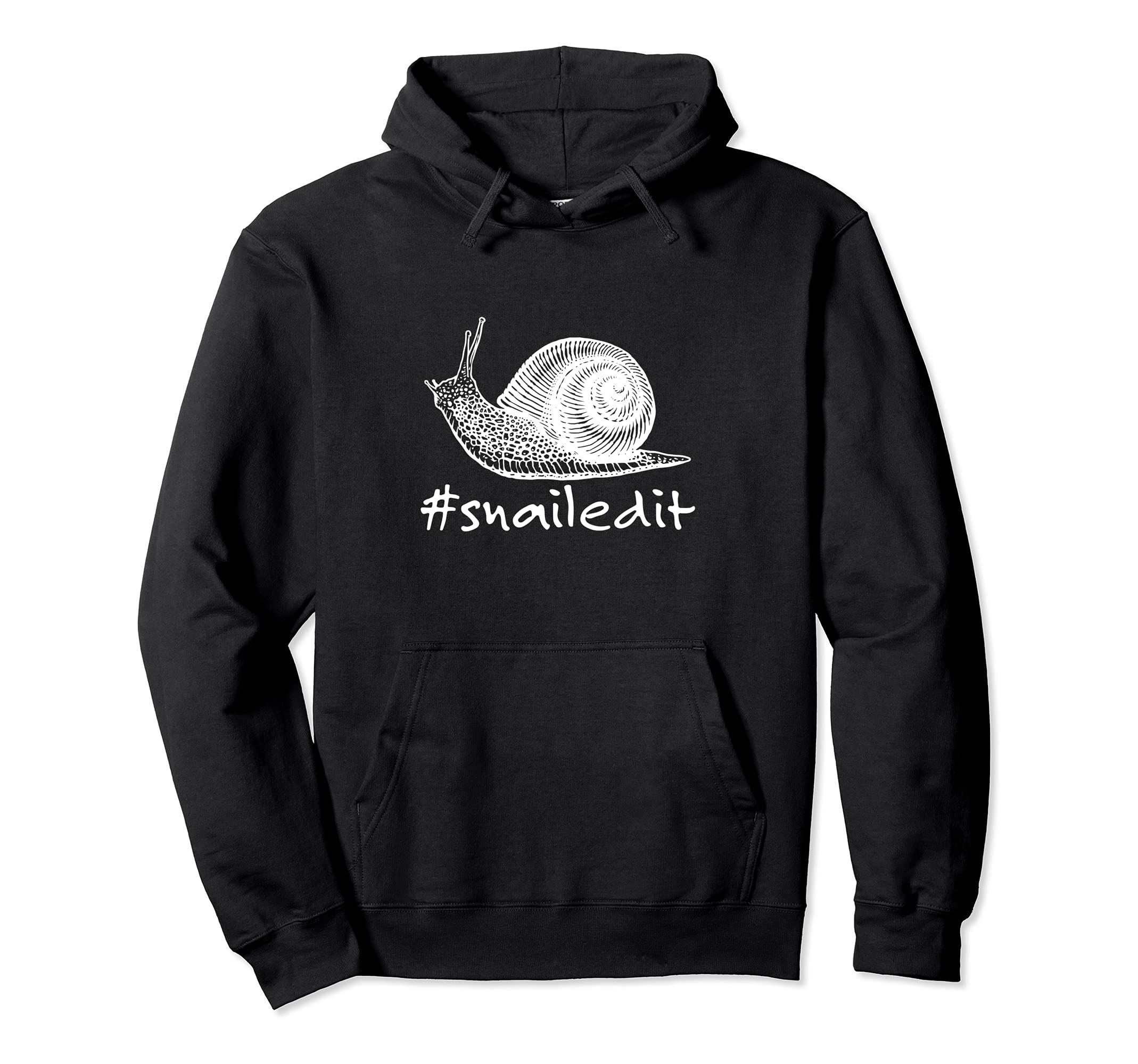 Snailed It, Funny Pet Snail Malacologist Pullover Hoodie