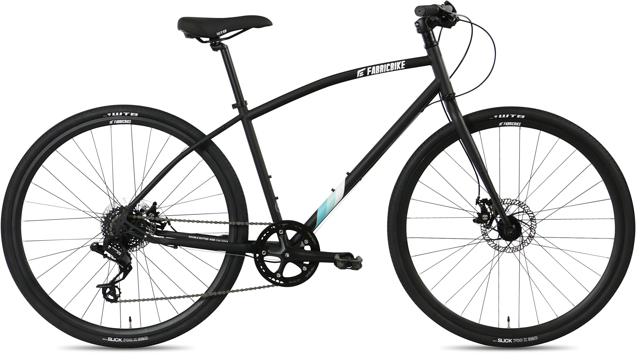 FabricBike Commuter, Hybrid Road Urban Bike, SRAM 8 Speed, Tektro Mechanical Disc Brakes