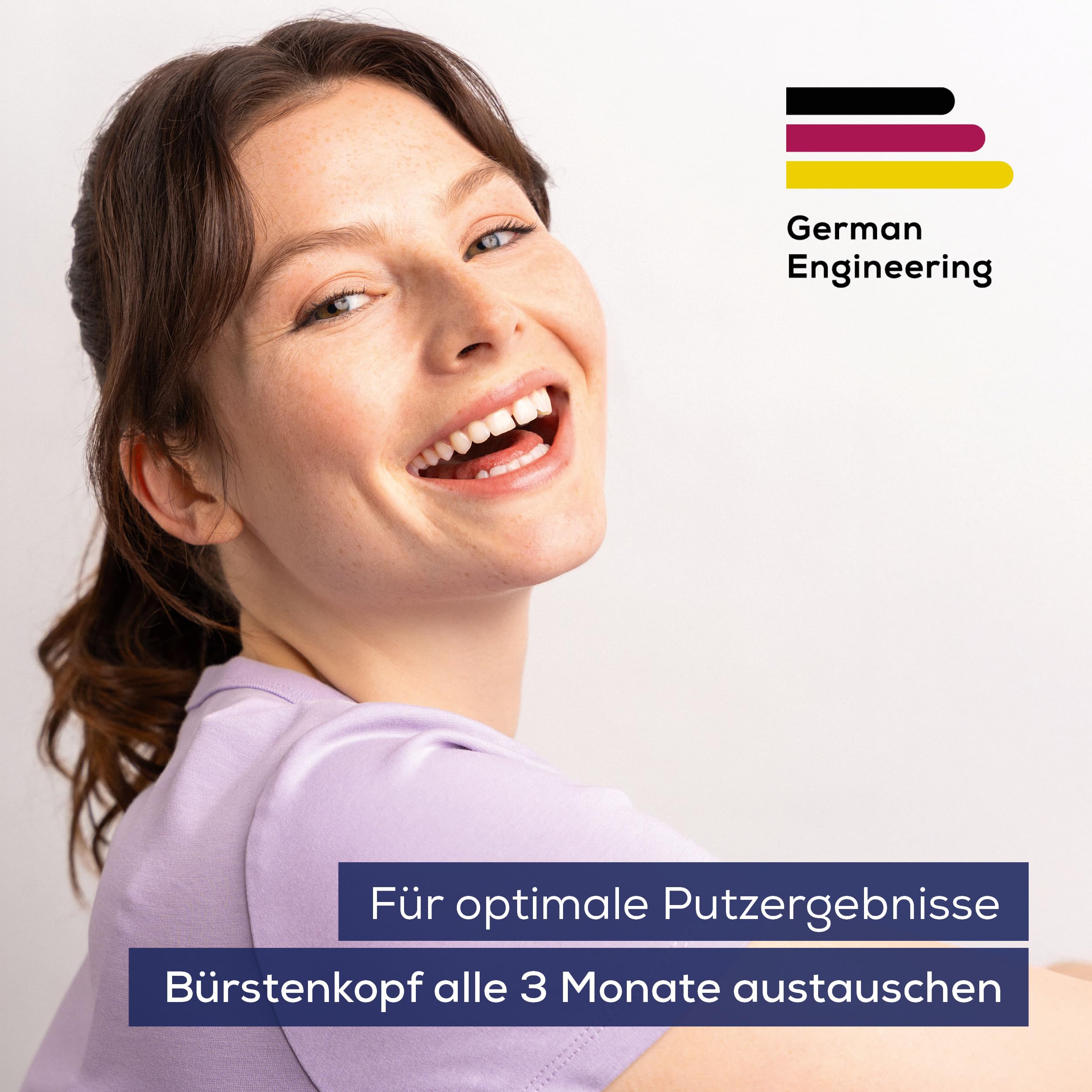Beurer TB Sensitive Eco Aufsteckbürsten für elektrische Zahnbürste, 4 Bürstenköpfe kompatibel mit Oral-B, Borsten aus 100% nachwachsenden Rohstoffen, effektive Zahnreinigung, Härtegrad Weich 5
