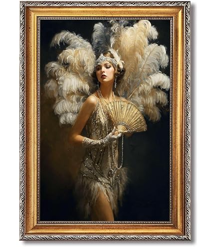Amazon.com: Stylized woman in an art deco presentation Charles