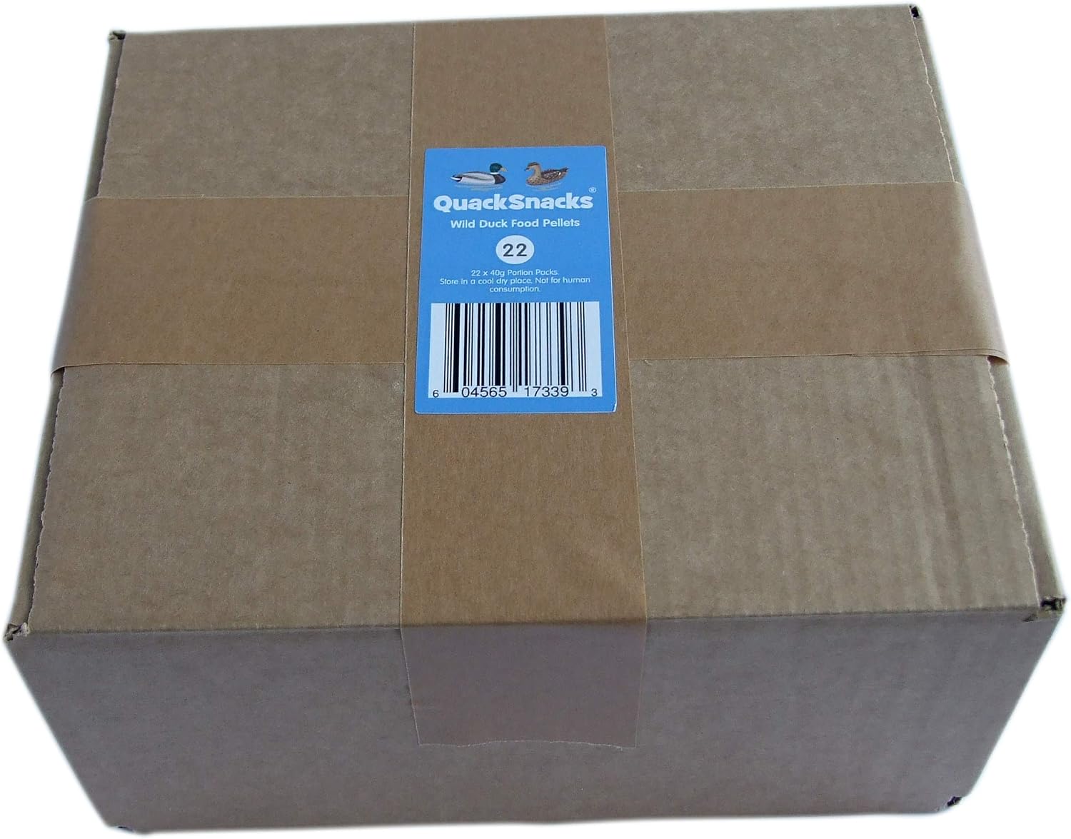 Quack Snacks Floating Wild Swan and Duck Food Pellets (22 Portion Packs), 1 count (Pack of 22) - Image 5