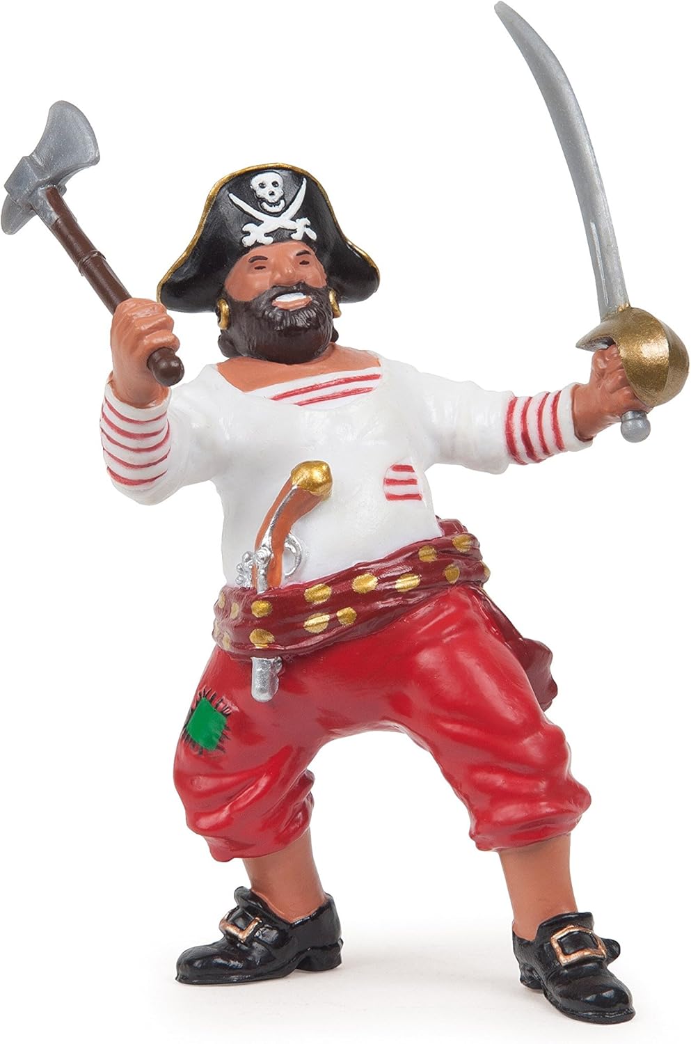 Papo Pirate with axe, Papo 39421 Axe Pirates and Corsairs Figurine, Multicolour, 8 cm