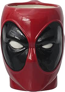 Marvel Deadpool 3D ceramic mug,Red