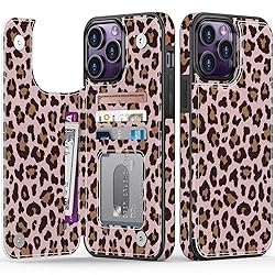 LETO for iPhone 15 Pro Max Wallet Case - Flip Folio