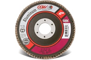 CGW Abrasives 43084 Abrasive Flap Disc 4-1/2" x 7/8" 60 Grit Aluminum, Lot of 10