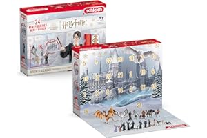 Schleich Harry Potter - Harry Potter Advent Calendar - 24 Mini Harry Potter Mini Figurine Set - Wizarding World Collectible F
