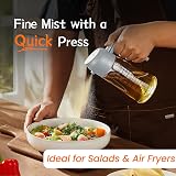TrendPlain 16oz Olive Oil Spray Bottle 2 in 1 Dispenser Kitchen Gadgets view 2