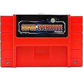 Retrotech Super 800 In 1 Game Cartridge For SNES Super Nintendo 16 Bit Console - Red, Includes Retrotech Printed Instructions