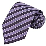KissTies Mens 63'' Extra Long Tie Purple Lavender