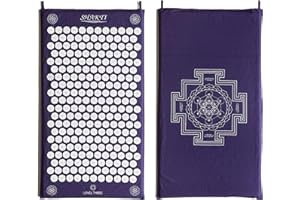 ShaktiMat Classic Acupressure Mat Advanced Intensity in Indigo, Relieves Stress & Tension, Promotes Relaxation & Focus | Similar to Acupuncture, No Needles Required | FSA/HSA Eligible