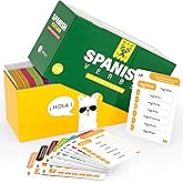 Spanish Verb Conjugation Flash Cards – 1,000 Verbs, 9 Tenses – Educational Language Learning Tool for Students & Teachers – Homeschool, Classroom & Self Study – Briston Spanish Edition