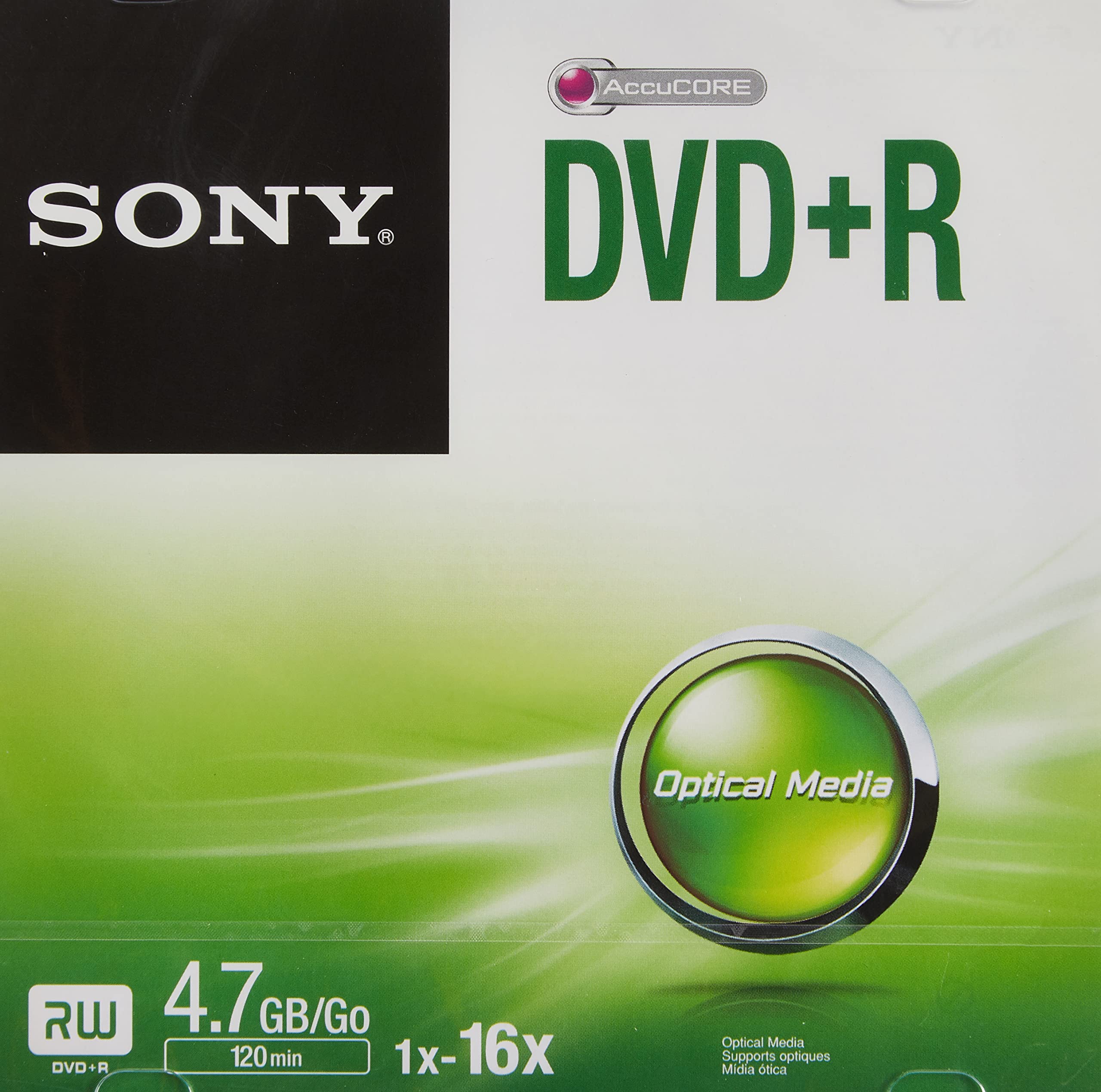 Sony 4.7GB 16x Single DVD+R