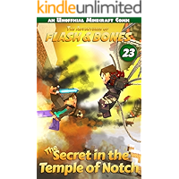 The Secret in the Temple of Notch: Fun Comics for Kids (Flash and Bones Book 23) book cover