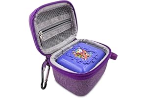 XCIVI Hard Carrying EVA Case for Bitzee Interactive Toy Digital Pet with 15 Animals Virtual Electronic Pet, Protective Storage Accessory Compatible with Bitzee 3D Interactive Pets React to Touch (Purple)