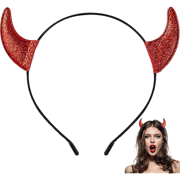 Bandeau Avec Cornes Gothiques Détachables Noir – Accessoire Halloween & Cosplay Unisexe Adulte | Taille Unique Ajustable