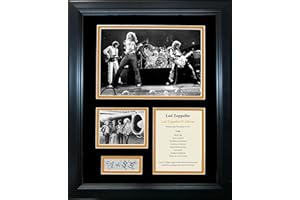 HOFSM.COM HALL OF FAME SPORTS MEMORABILIA Framed Led Zeppelin IV Album Facsimile Laser Engraved Signature Auto 11"x14" Music Photo Sig Collage