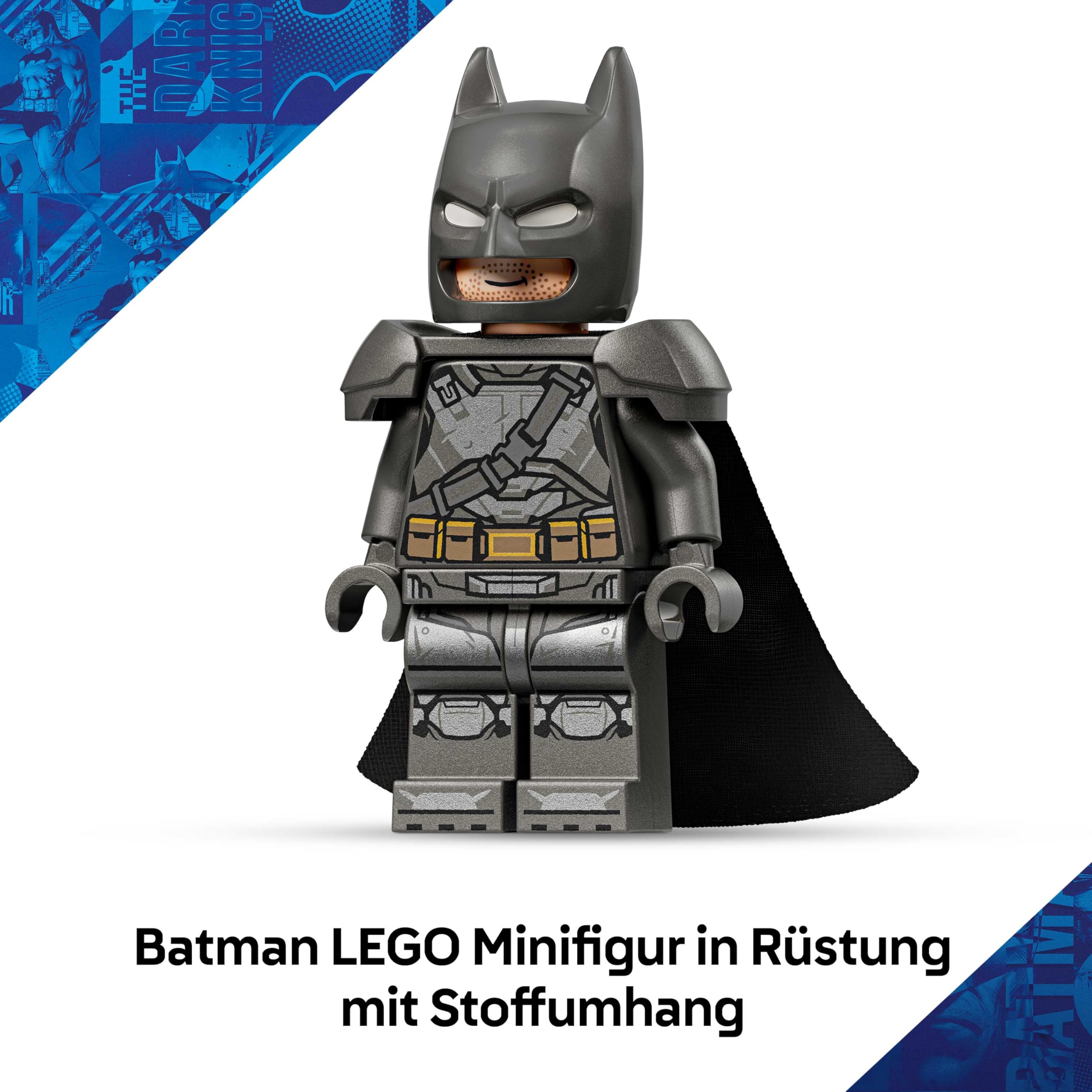 LEGO DC Batman Batman vs. Superman: Batmobil - Superhelden Spielzeugauto - Kreatives Spielzeug mit Minifigur für Kinder ab 9 Jahren - DIY Bauset zum Spielen - Geschenk für Jungen und Mädchen - 76331 5