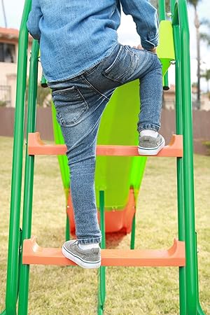 outdoor play slide