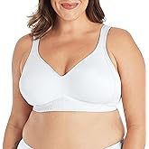Playtex Women's 18 Hour Side & Back Smoothing Cooling Wireless T-Shirt Bra with 4-Way TruSUPPORT