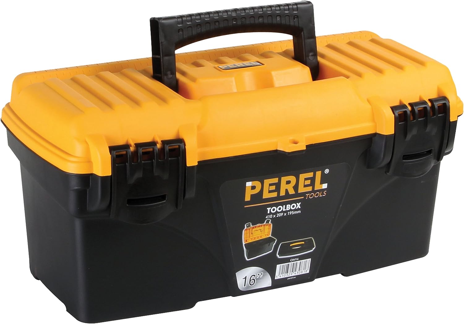 Perel OM16 16-Inch Toolbox, Multicolour