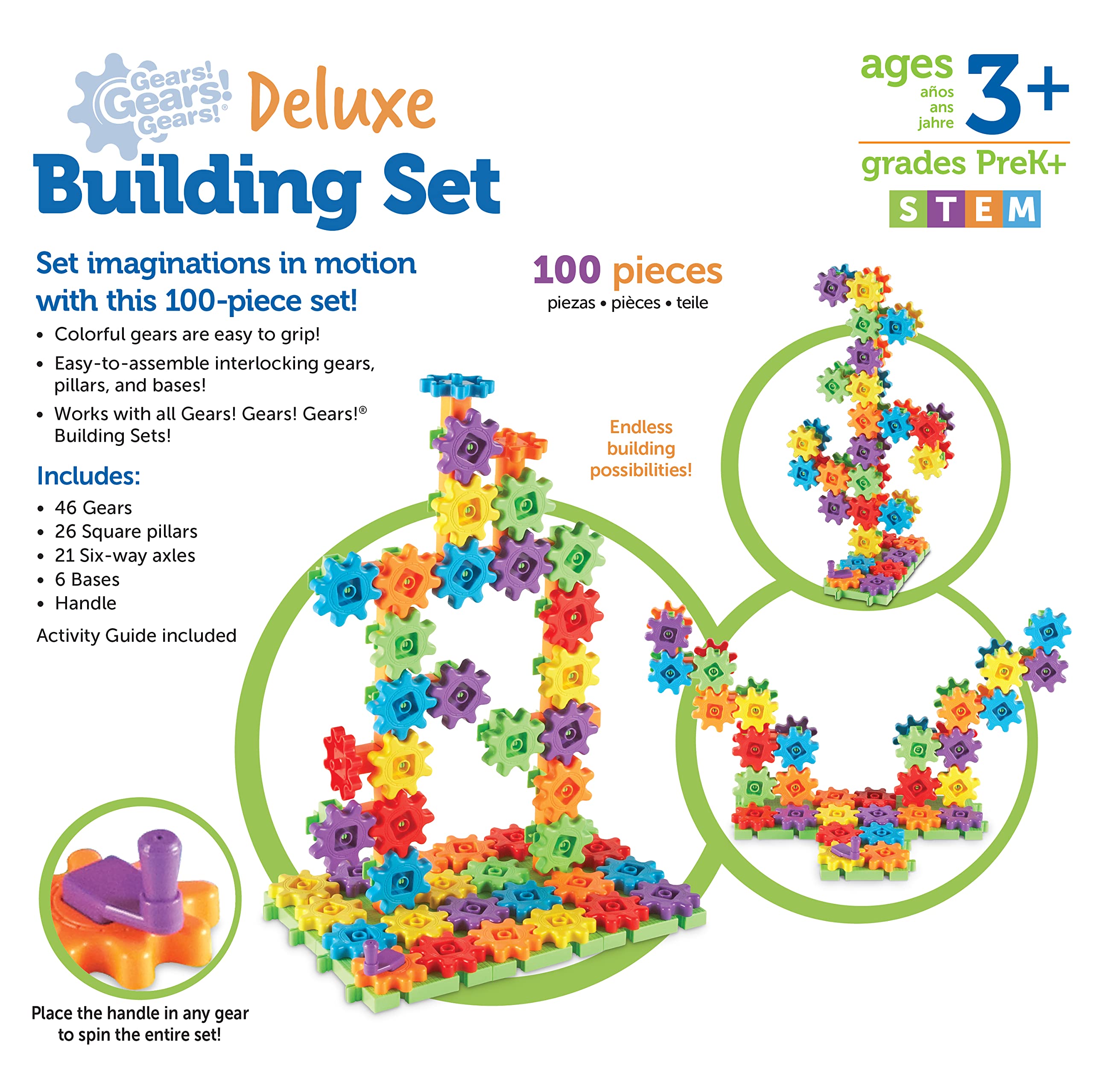 Mua Learning Resources Gears! Gears! Gears! 100Piece Deluxe Building