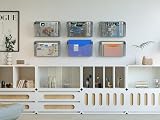 EasyPAG 6 Pocket Landscape A4 Mesh Hanging Wall File Holder Pack of 6 Silver view 6