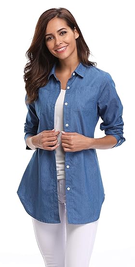 jean shirt tunic