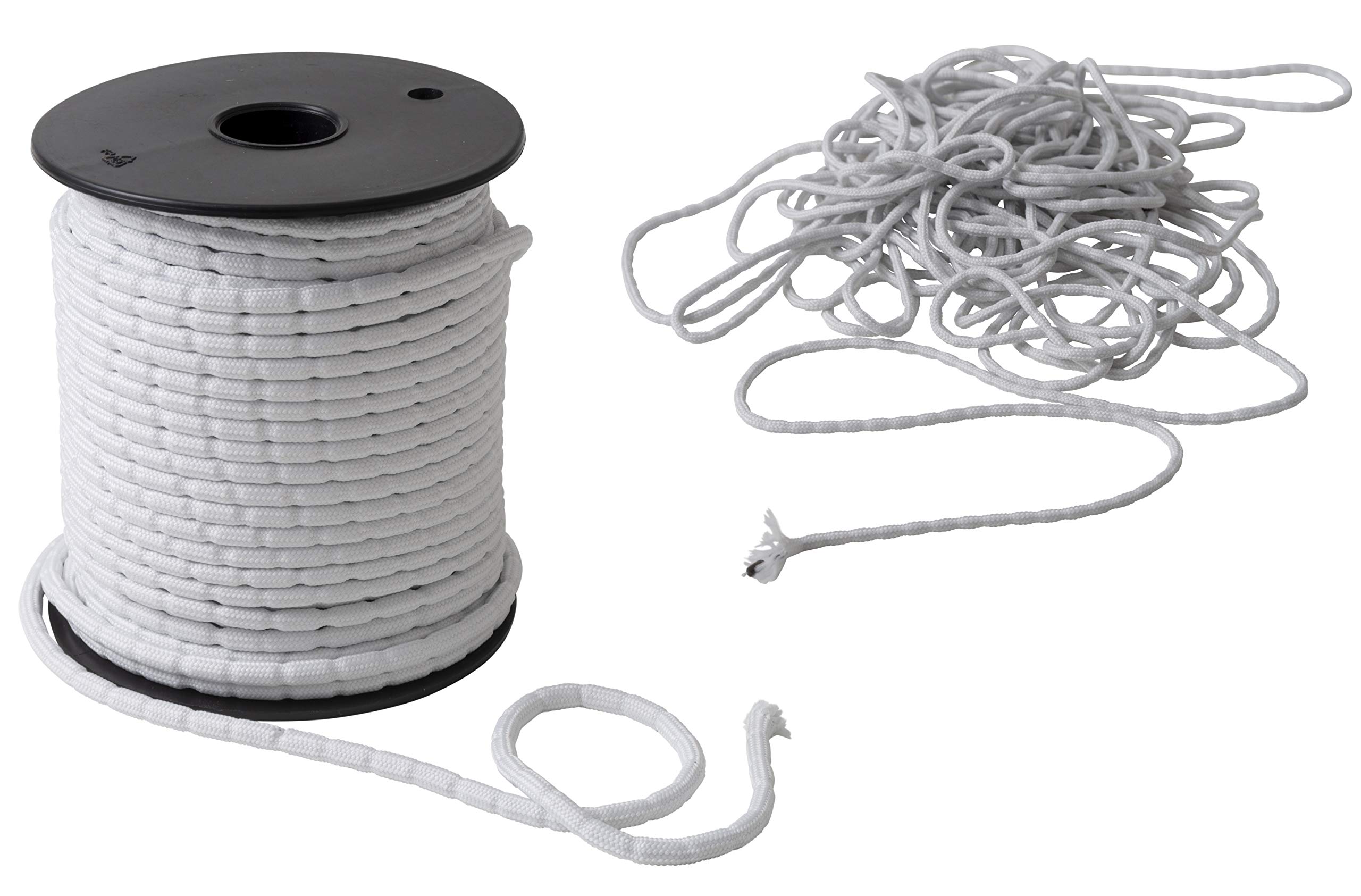 IPEA Lead Weight Tape for Curtains – Lead Braid 25 G/MT – Made in Italy – 10 Meters – Leaded Rope Wire for Curtains, Drapery, Fabrics, Nets – Curtains Weighting - White Color — image 1