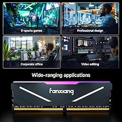fanxiang RGB DDR4 RAM 32GB (2x16GB) 3600MHz CL18