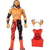 Mattel WWE Elite Jacob Fatu Action Figure and Accessories, Series 125 | WWE Action Figure, 6-inch Collectible Superstar with 25 Articulation Points and Swappable Hands