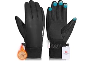 rivmount Winter Gloves 3M Warm Cold Weather Ski Snow for Men Women, Thermal Waterproof Touchscreen Windproof, Suitable for Running, Driving, Cycling, Hiking, Outdoor Sports, Daily Work