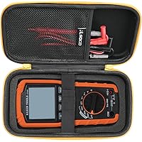 RLSOCO Hard Case for Klein Tools MM720/ET600 Digital Multimeter & Milwaukee 2217-20/2216-20 Digital Multimeter (Case Only)
