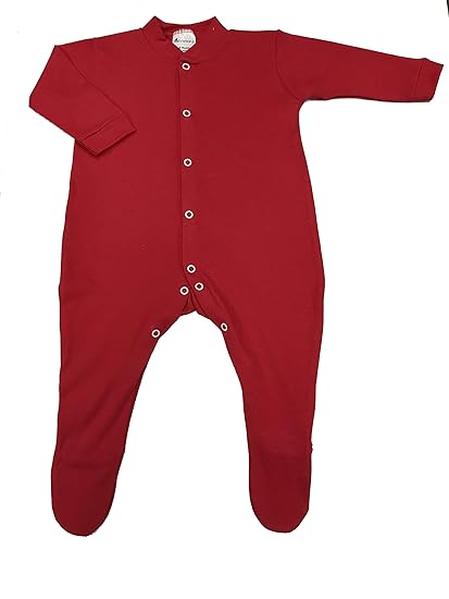 plain red sleepsuit