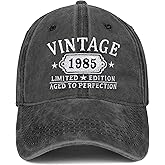 40th Birthday Gifts Women Men Vintage 1985 Embroidered Baseball Cap Gift Ideas Hat