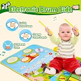HappyGoLucky 3 in 1 Musical Mat for 1 2 Year Old Boys 19 Sounds Recording view 4