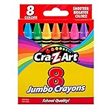 Cra-Z-Art 8ct Jumbo Crayons for Children, Back to