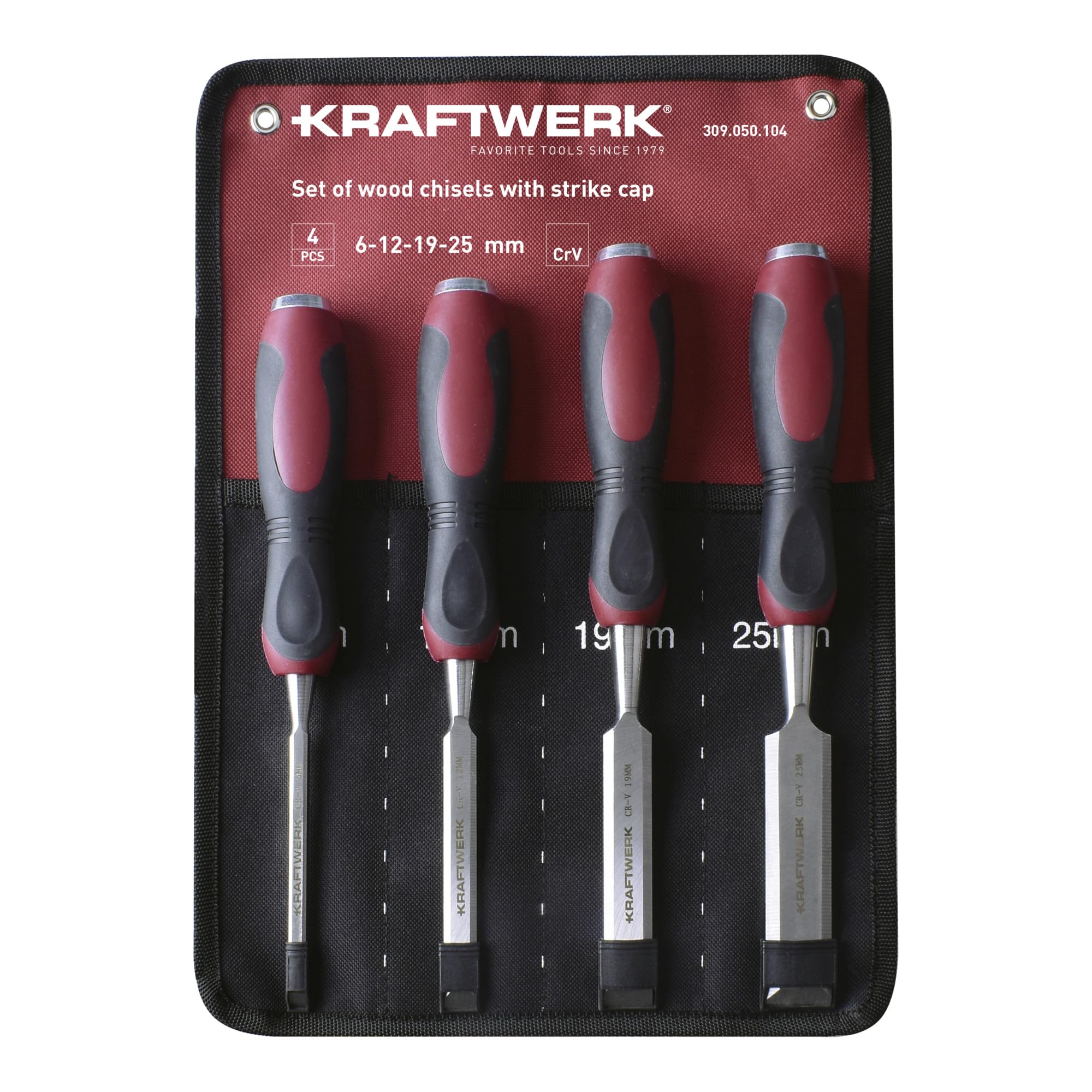 Kraftwerk 309.050.104 Chisel with Impact Cap Set