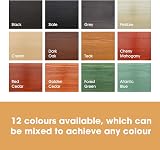 Furniture Clinic Exterior Wood Stain Dark Oak 250ml Quick Drying view 6
