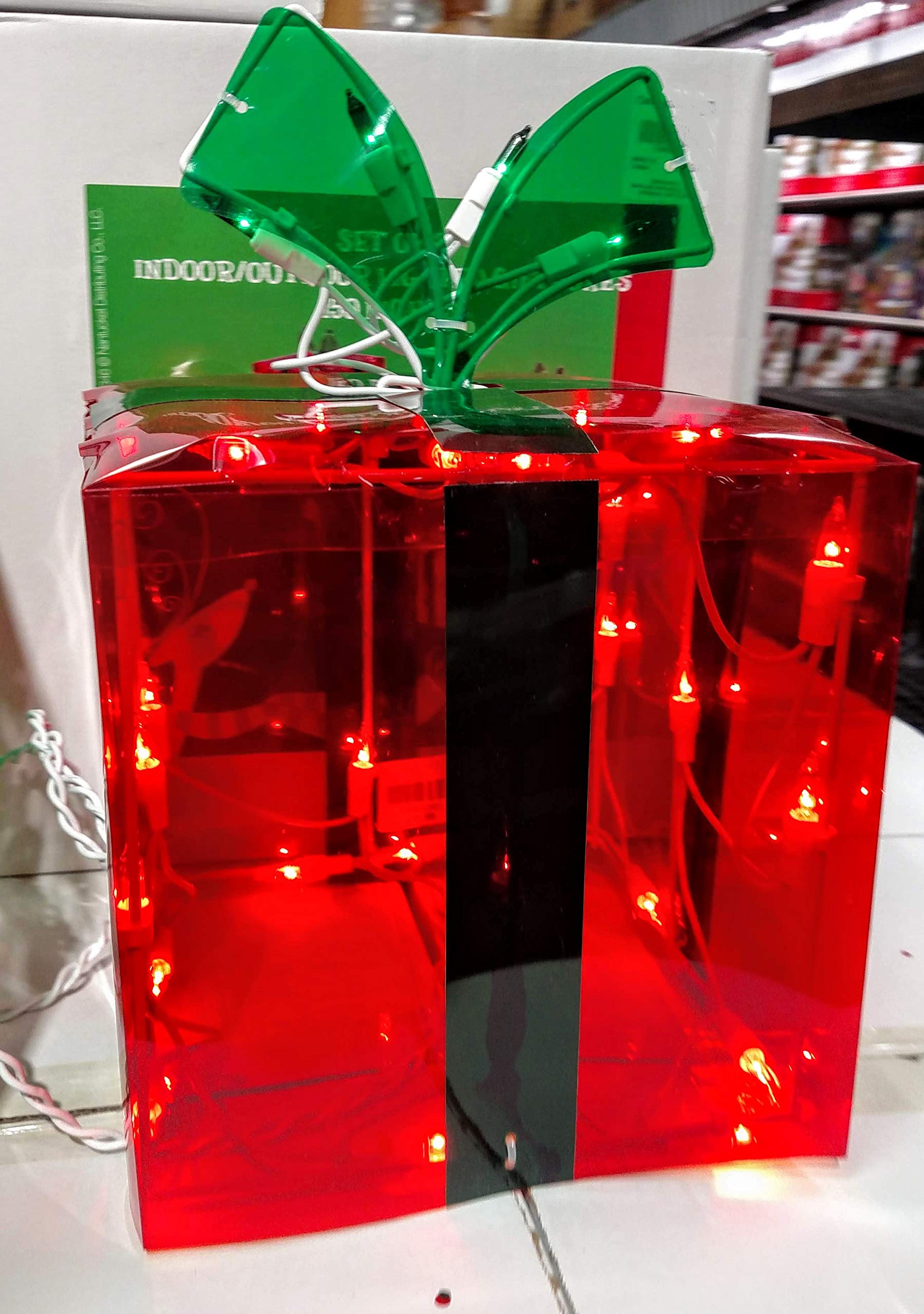3 Lighted Gift Boxes Christmas Decoration Yard Decor 150 Lights