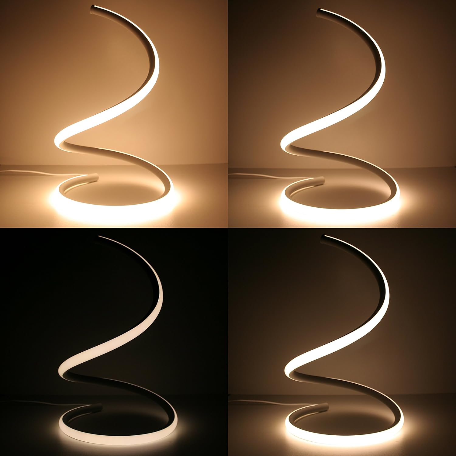 skyeyarc spiral led table lamp