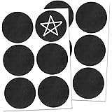 120 Pack, 2" Round Chalkboard Labels Stickers, Erasable and Reusable