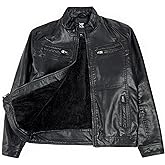 X RAY Teen Faux Leather Jacket for Fall & Winter (S - XL), Kids Outerwear Coat, Motorcycle PU Leather Jacket for Boys
